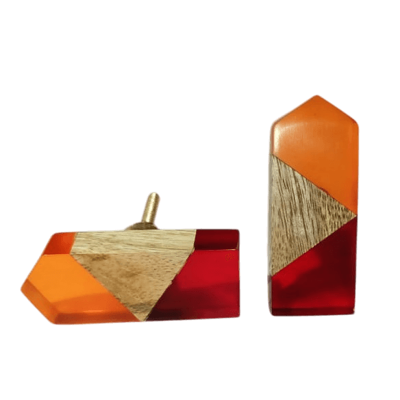 IRON & WOOD RESIN KNOB (POLISH & COLOR)